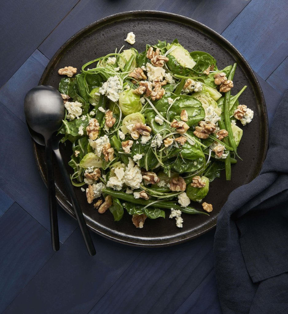 Winter Greens Salad With Gorgonzola And Walnuts Miele Experience Centre 0293