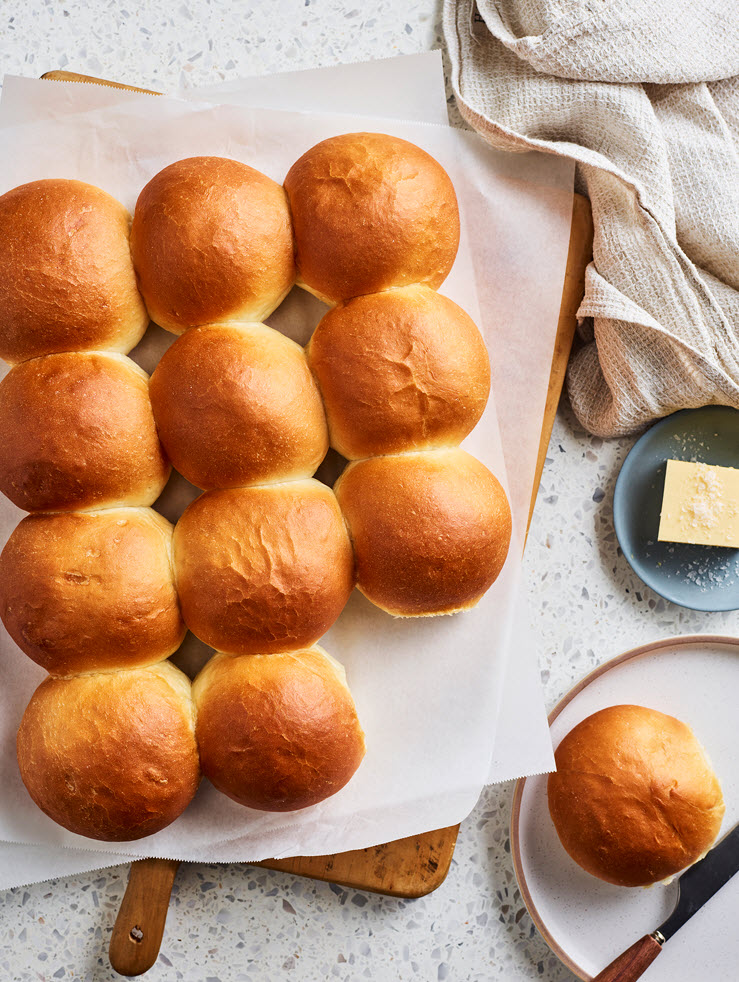 Soft dinner rolls Miele Experience Centre