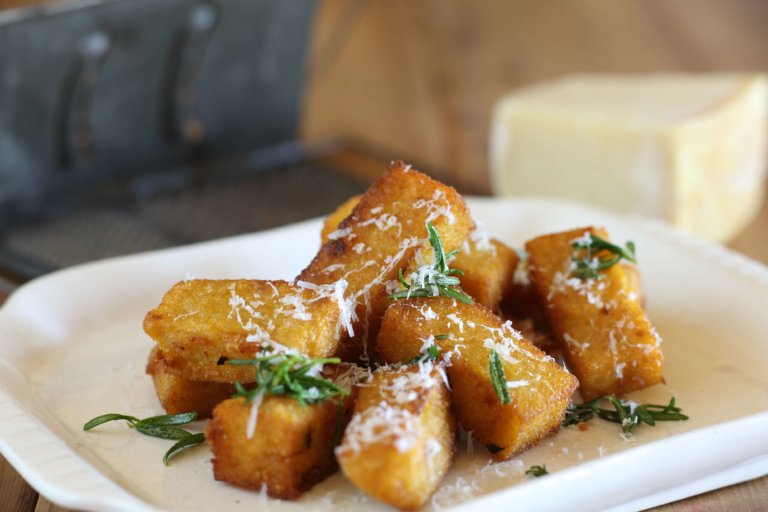 Crispy polenta bites - Miele Experience Centre